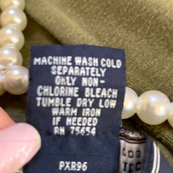 Abercrombie & Fitch olive green top - Picture 4 of 4